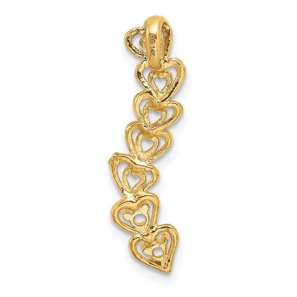 14k 2 Stone Family Pendant Mounting