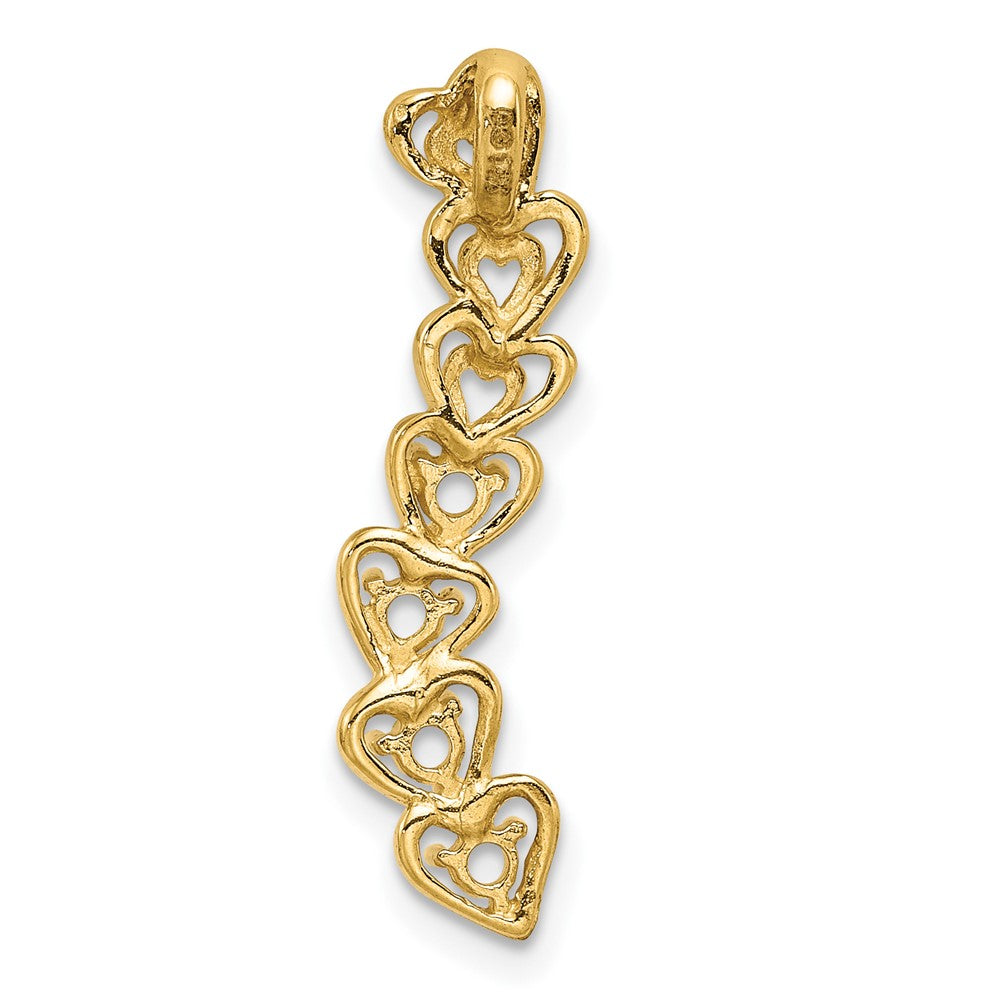 14k 4 Stone Family Pendant Mounting