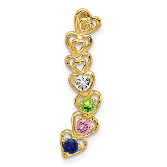14k 4 Stone Family Pendant Mounting