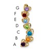 14k 7 Stone Family Pendant Mounting