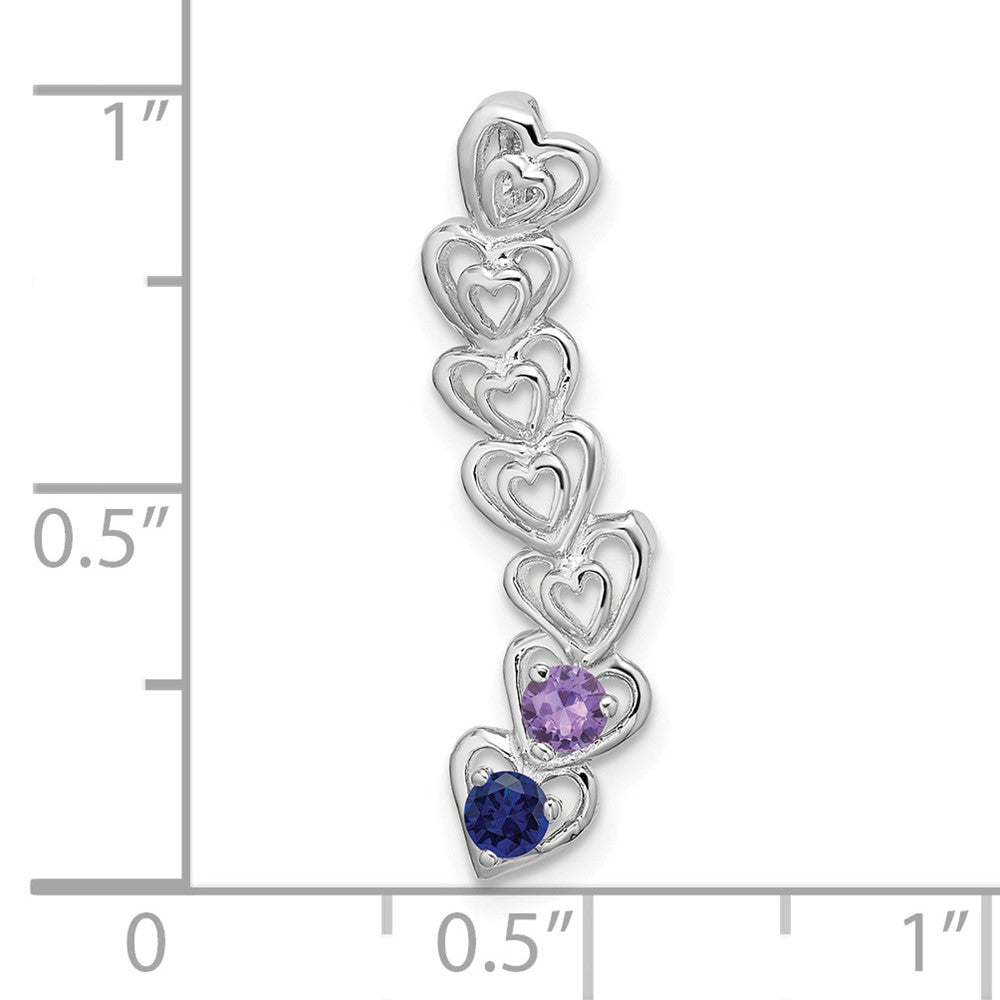 14kw 2 Stone Family Pendant Mounting