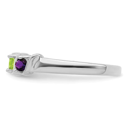 Sterling Silver Rhodium-plated Family Jewelry Mounting