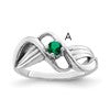 Sterling Silver Rhodium-plated Family Jewelry Mounting