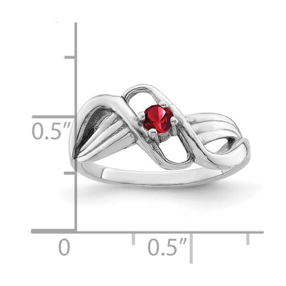Sterling Silver Rhodium-plated Family Jewelry Mounting