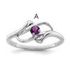 Sterling Silver Rhodium-plated Family Jewelry Mounting
