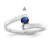 Sterling Silver Rhodium-plated Family Jewelry Mounting