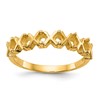 14k Polished 6-Stone Mothers Ring Mounting