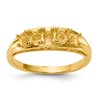14k Polished 5-Stone Mothers Ring Mounting