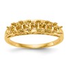 14k Polished 7-Stone Mothers Ring Mounting