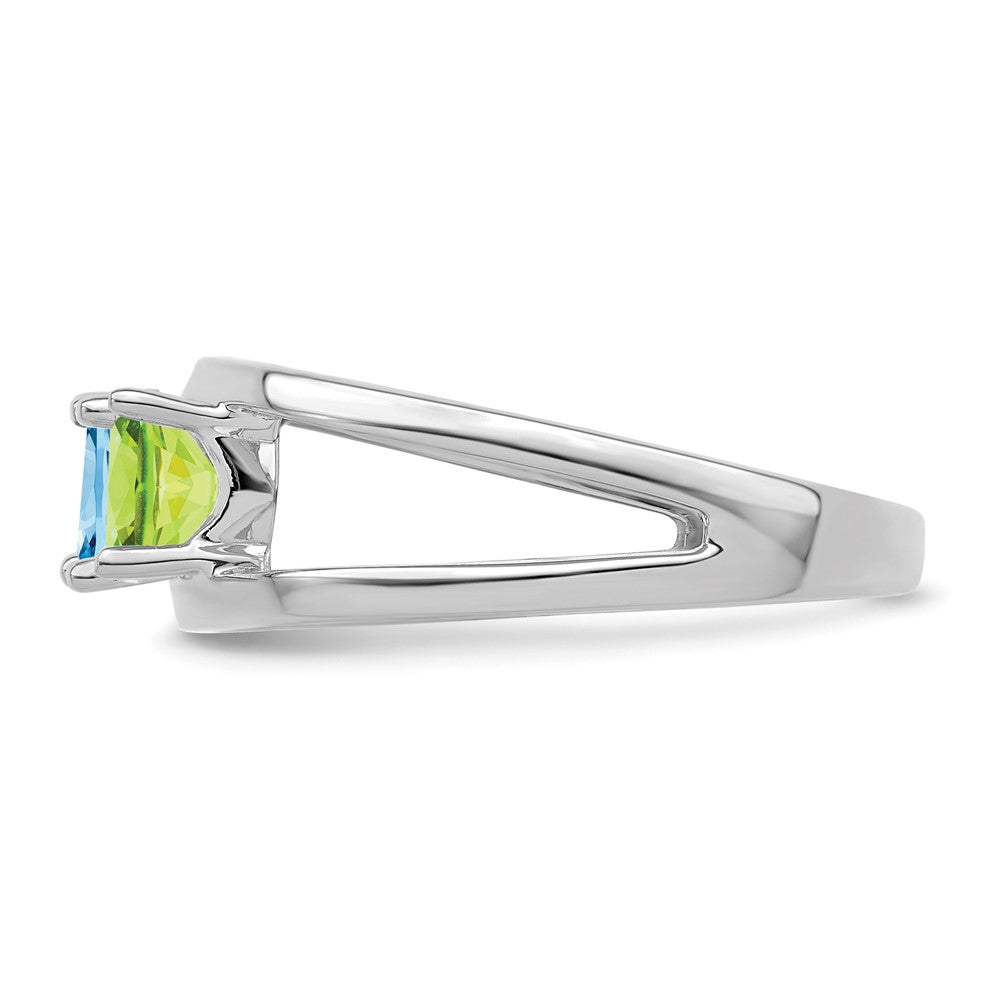 Sterling Silver Rhodium-plated Family Jewelry Mounting