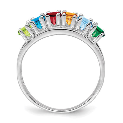 Sterling Silver Rhodium-platedFamily Jewelry Mounting