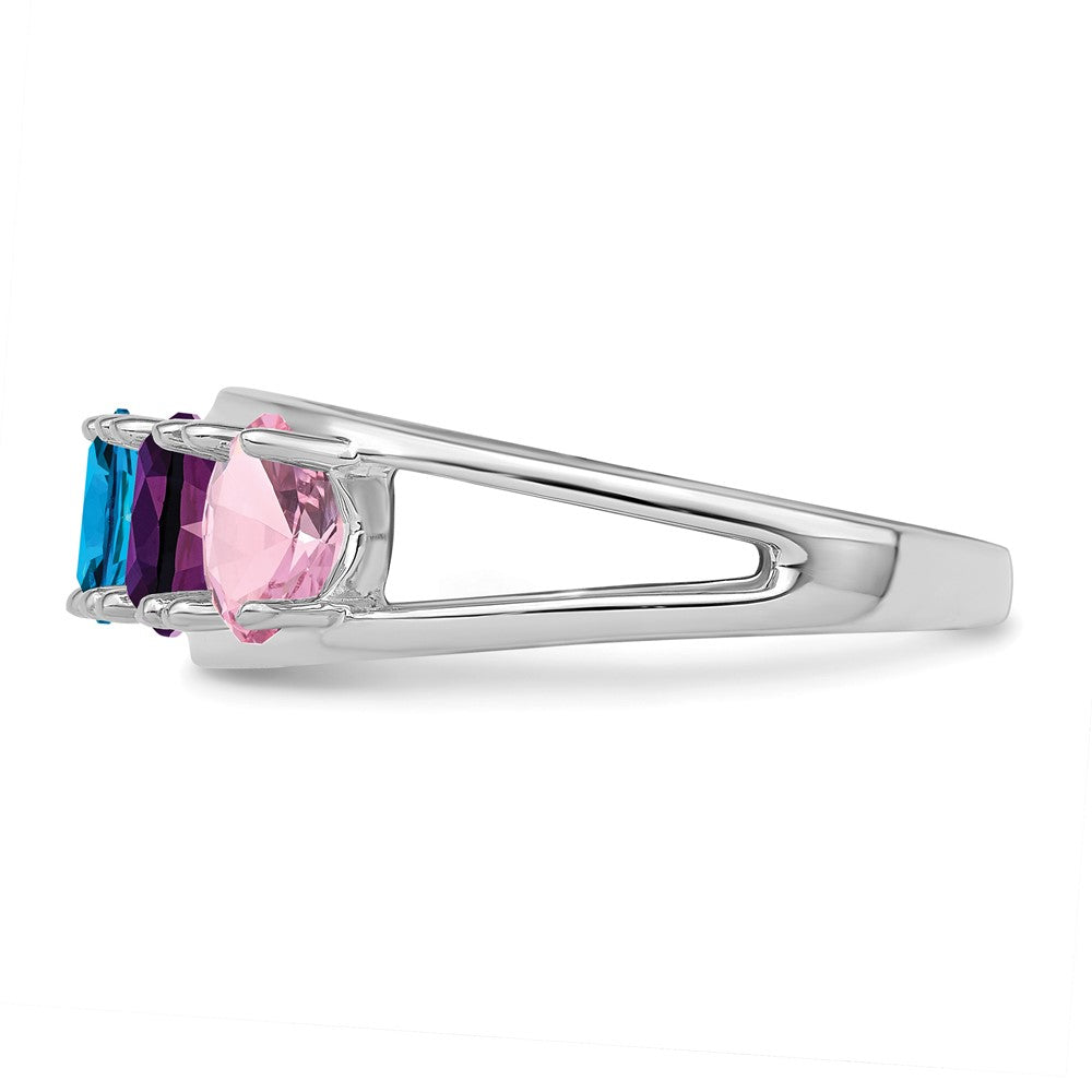 Sterling Silver Rhodium-platedFamily Jewelry Mounting