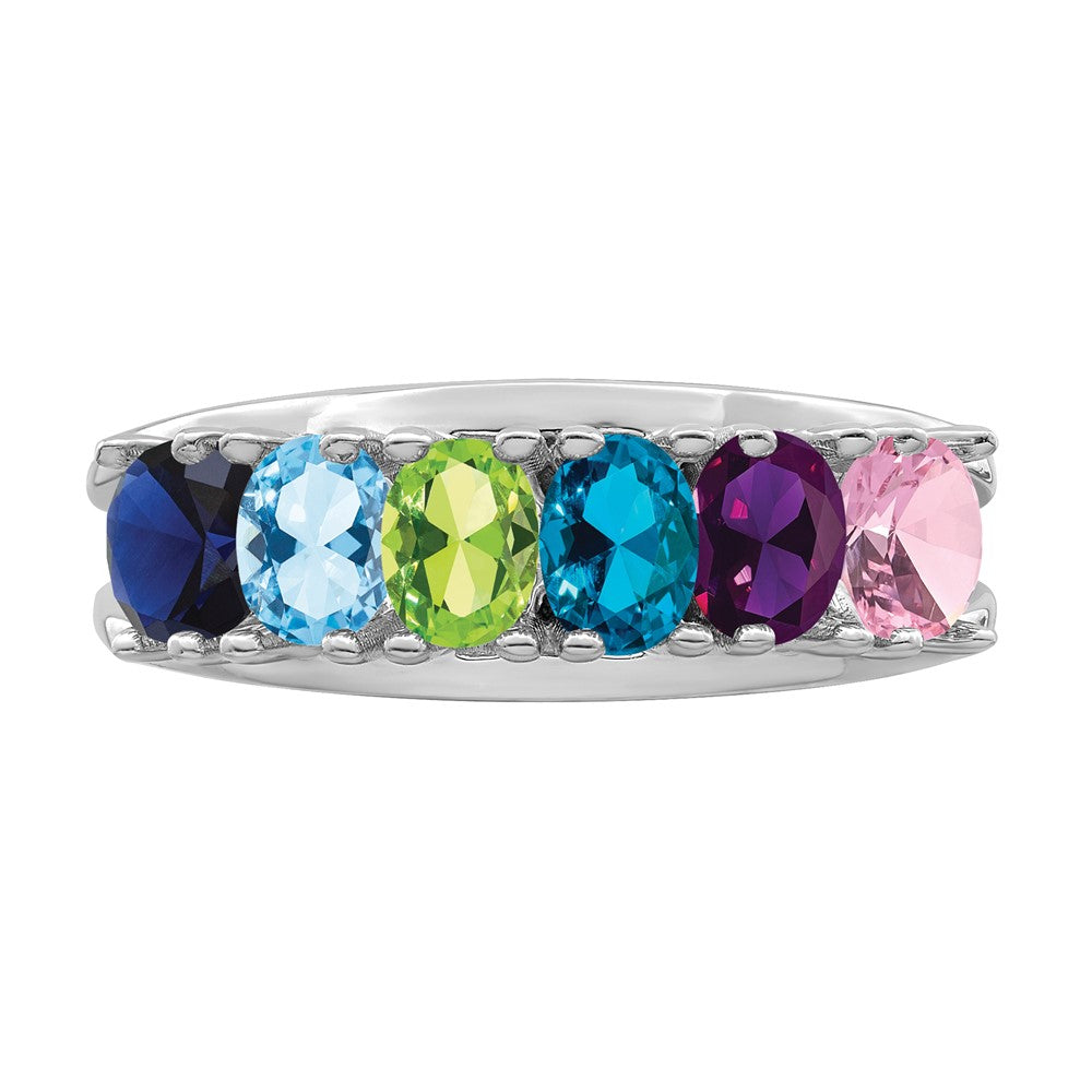 Sterling Silver Rhodium-platedFamily Jewelry Mounting
