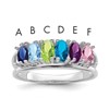 Sterling Silver Rhodium-plated Family Jewelry Mounting