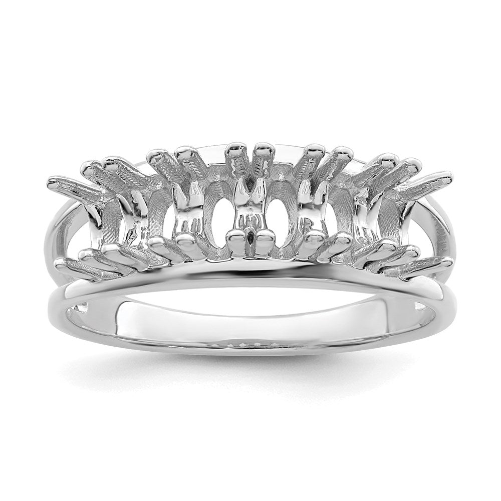 Sterling Silver Rhodium-platedFamily Jewelry Mounting