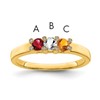 14K Family Jewelry Diamond Semi-Set Ring
