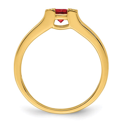 14K Family Jewelry Diamond Semi-Set Ring