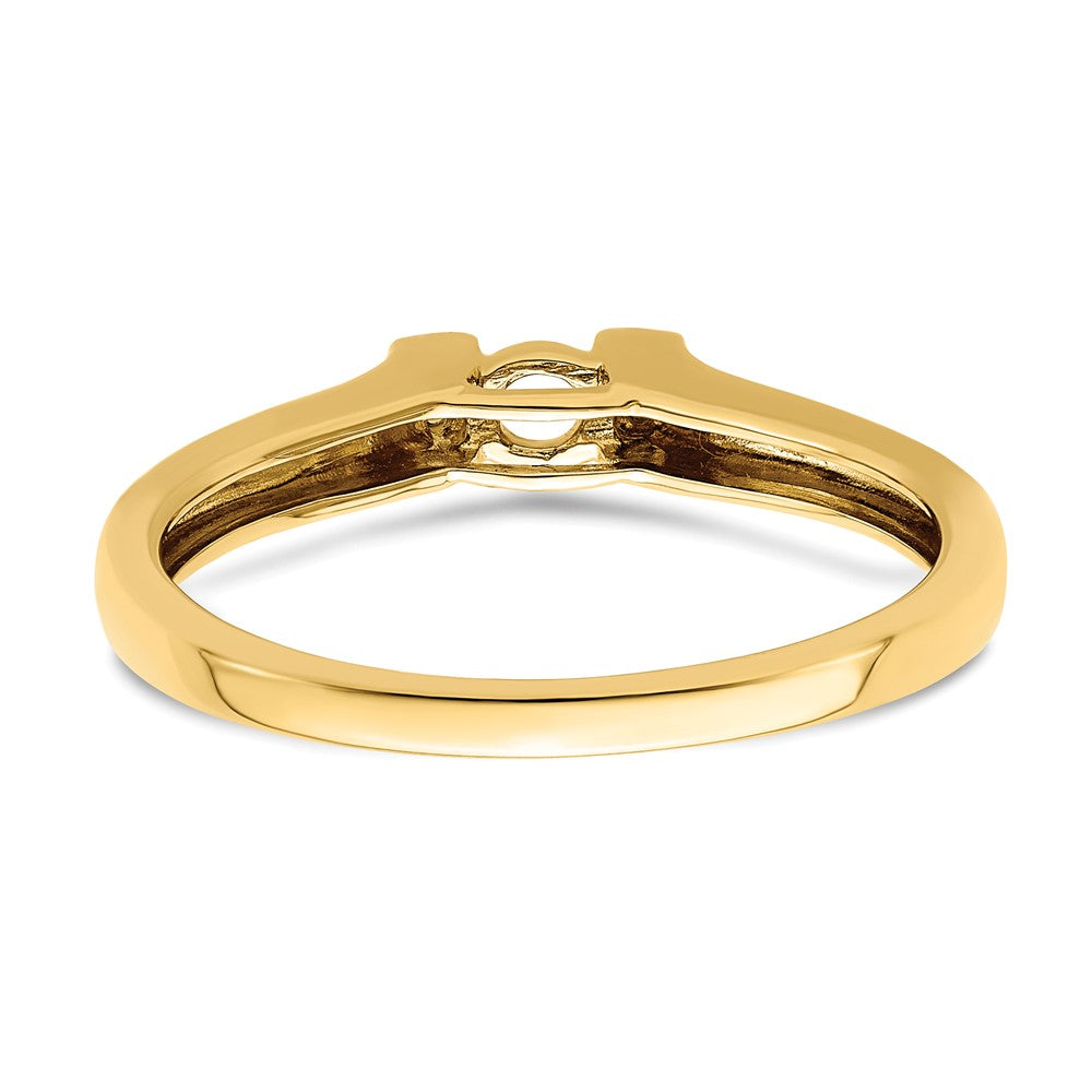 14K Family Jewelry Diamond Semi-Set Ring