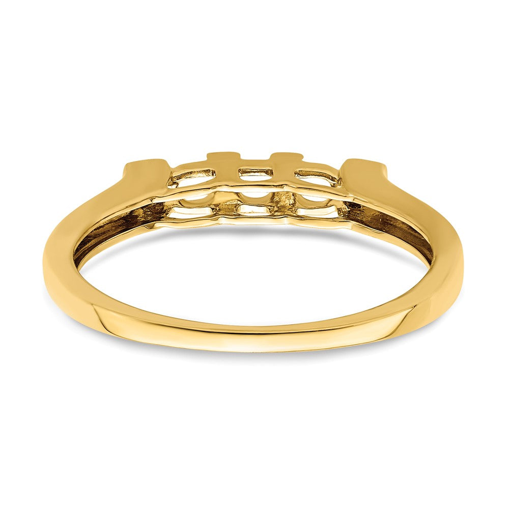14K Family Jewelry Diamond Semi-Set Ring