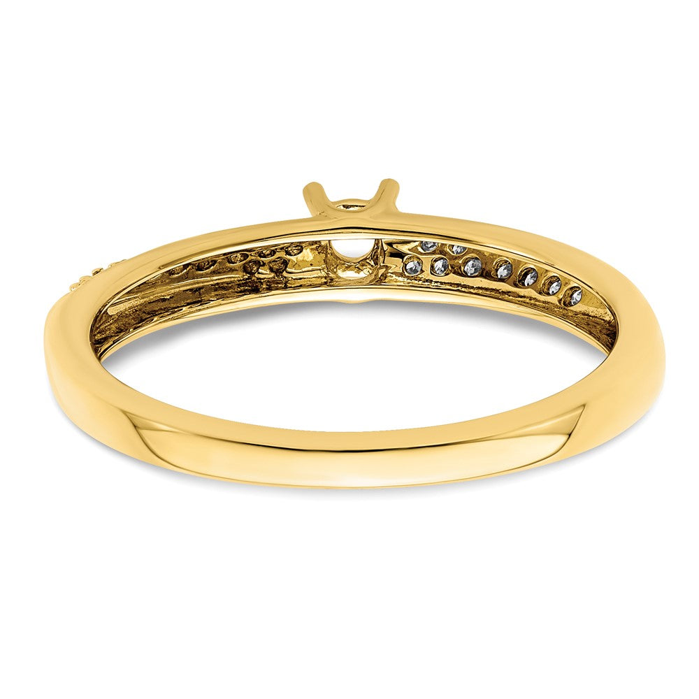 14K Family Jewelry Diamond Semi-Set Ring