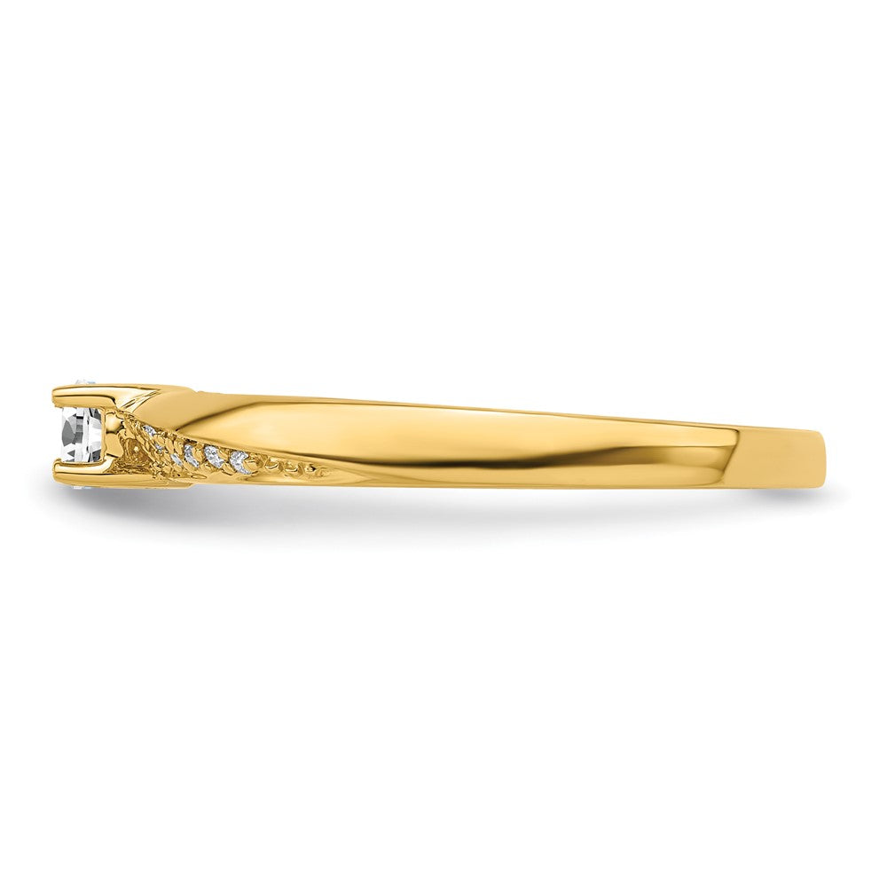 14K Family Jewelry Diamond Semi-Set Ring
