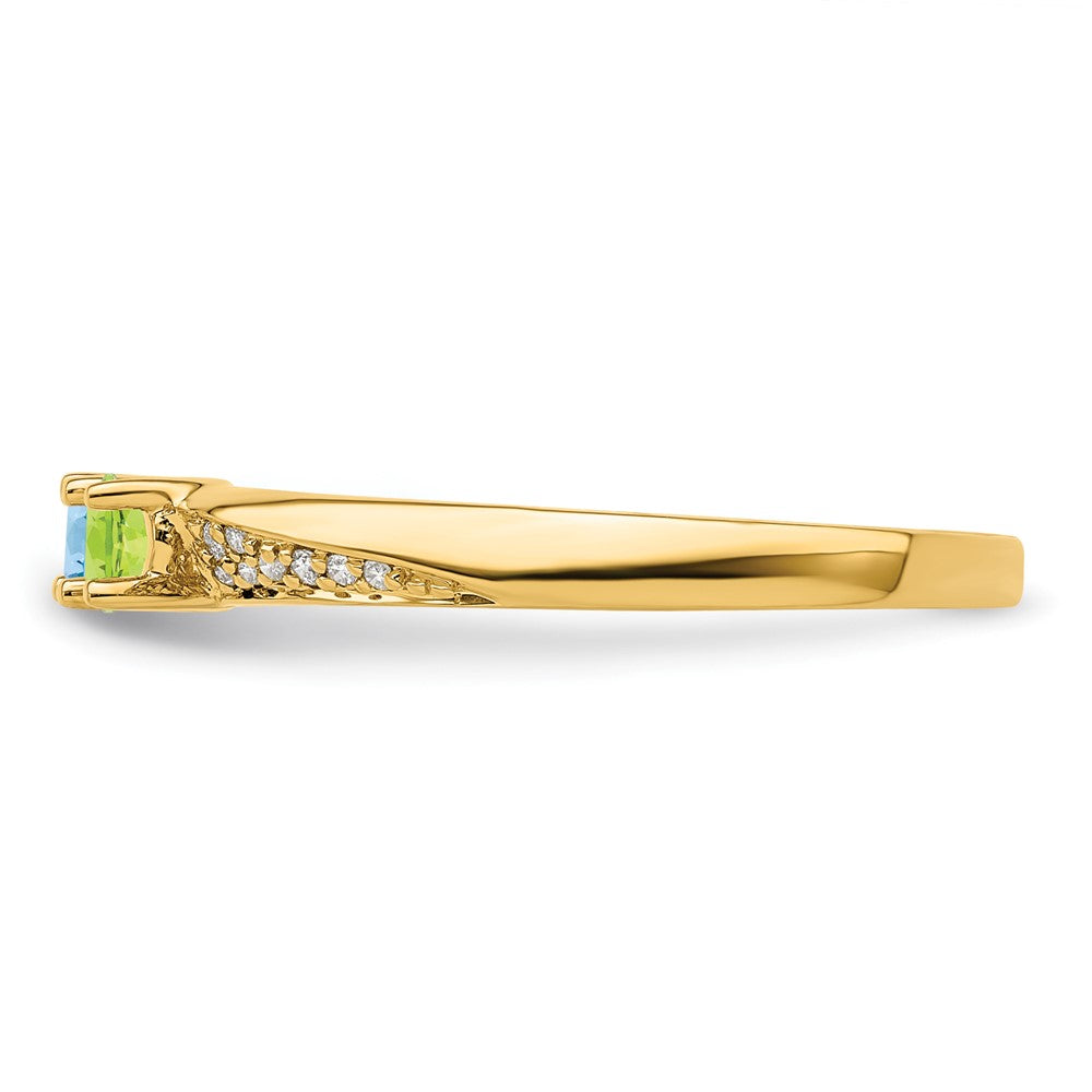 14K Family Jewelry Diamond Semi-Set Ring