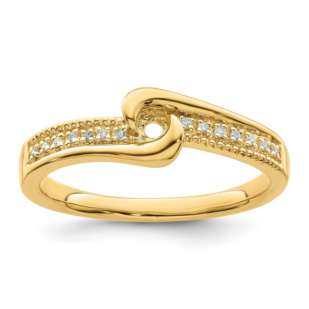 14K Family Jewelry Diamond Semi-Set Ring