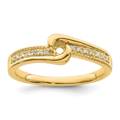 14K Family Jewelry Diamond Semi-Set Ring