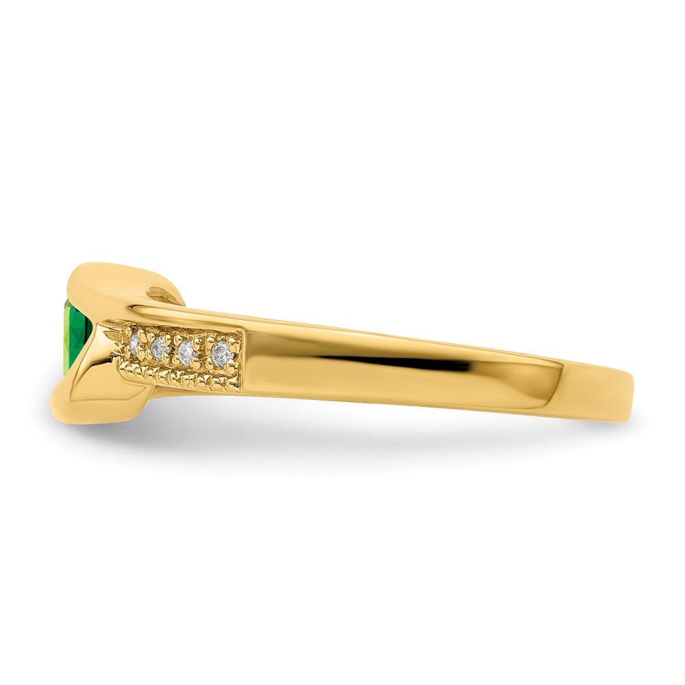 14K Family Jewelry Diamond Semi-Set Ring