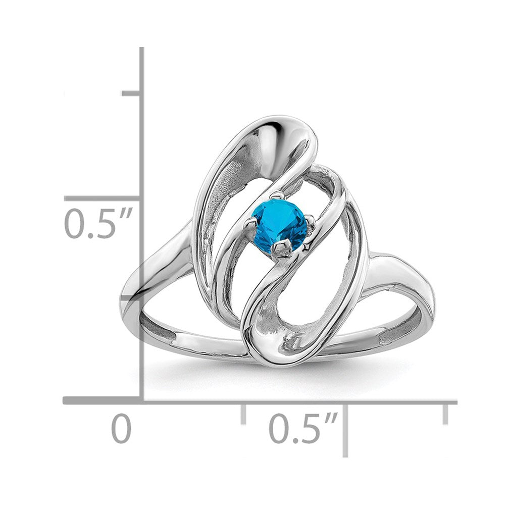 Sterling Silver Rhodium-plated Family Jewelry Mounting