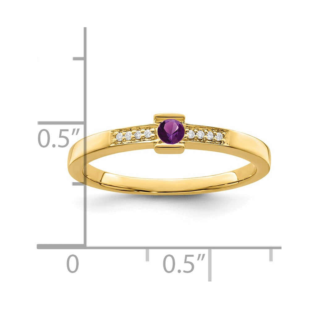 14K Family Jewelry Diamond Semi-Set Ring