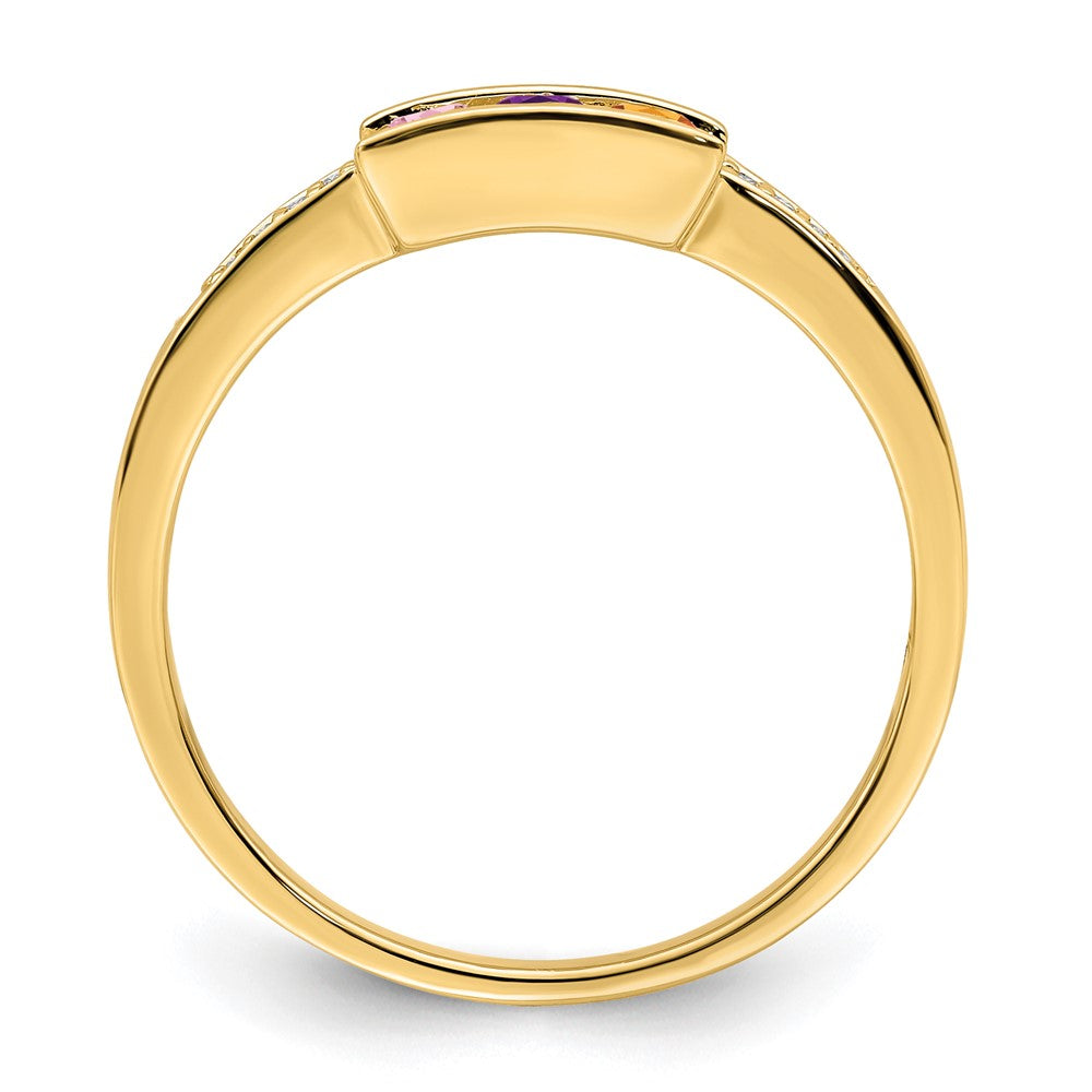 14K Family Jewelry Diamond Semi-Set Ring