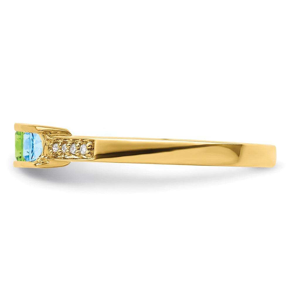 14K Family Jewelry Diamond Semi-Set Ring
