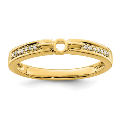 14K Family Jewelry Diamond Semi-Set Ring