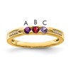 14K Family Jewelry Diamond Semi-Set Ring