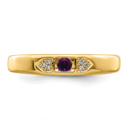 14K Family Jewelry Diamond Semi-Set Ring
