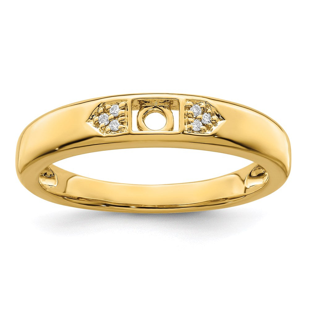 14K Family Jewelry Diamond Semi-Set Ring