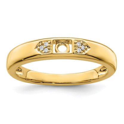 14K Family Jewelry Diamond Semi-Set Ring
