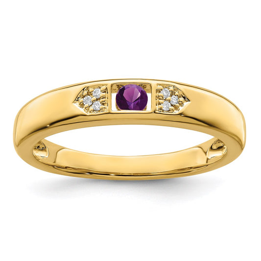 14K Family Jewelry Diamond Semi-Set Ring