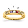 14K Family Jewelry Diamond Semi-Set Ring