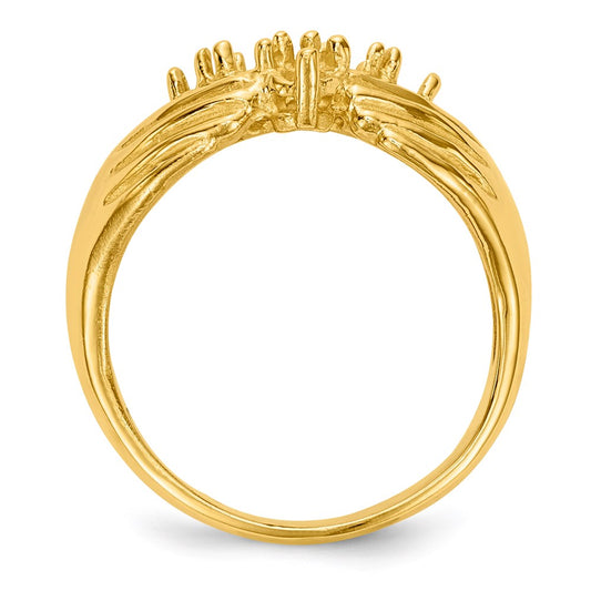 14k 5 Stone Family Ring Mounting