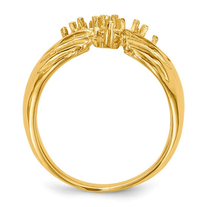 14k 6 Stone Family Ring Mounting