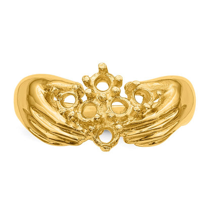 14k 6 Stone Family Ring Mounting
