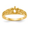 14k 1 Stone Family Ring Mounting