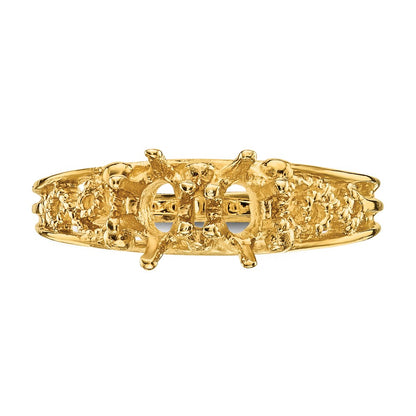 14k 2 Stone Family Ring Mounting
