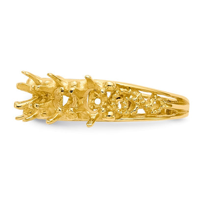14k 6 Stone Family Ring Mounting