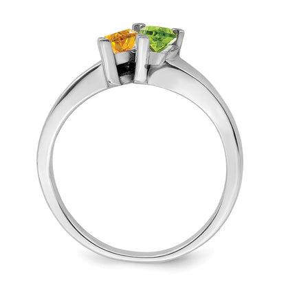 14k White Gold Family Jewelry Ring Mounting