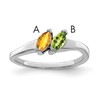 14k White Gold Family Jewelry Ring Mounting