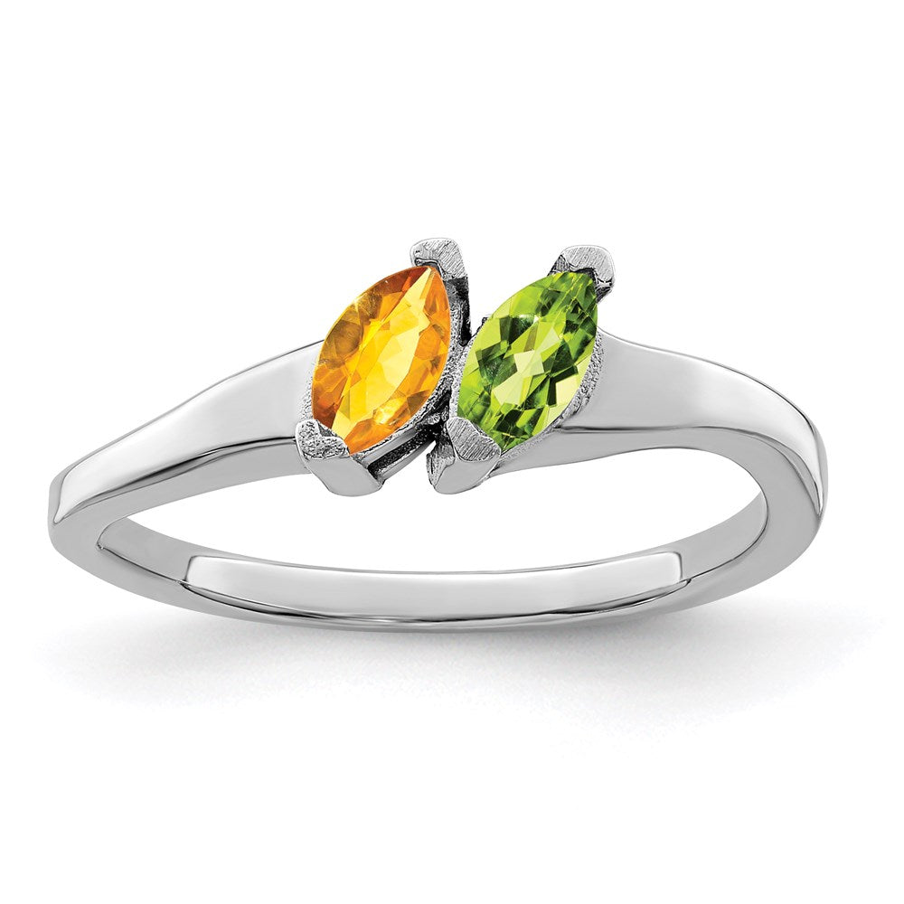 14k White Gold Family Jewelry Ring Mounting