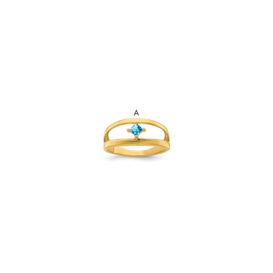 14k Genuine Family Jewelry Ring